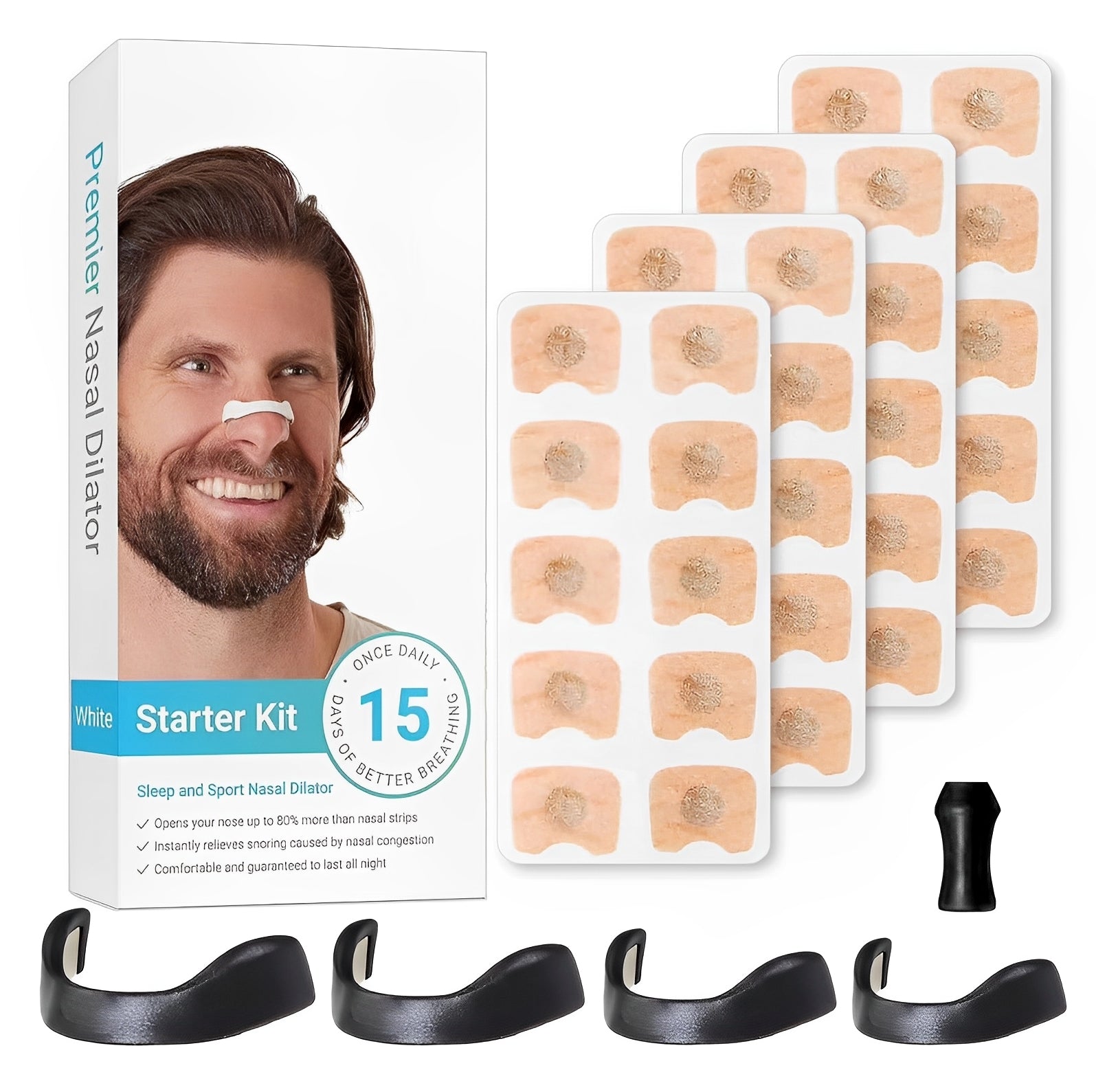 Kit Dilatadores Nasal Magneticos 15pares ®